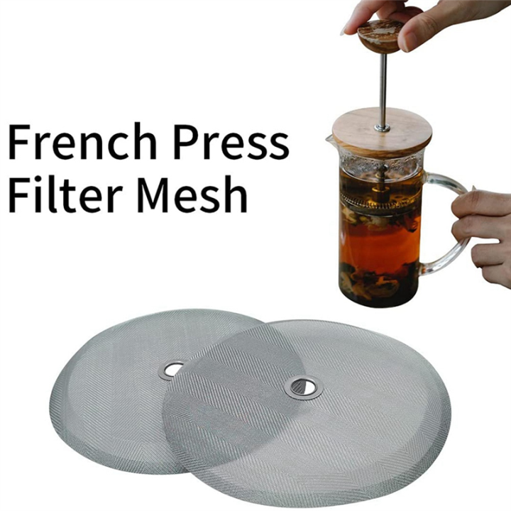 NAMUNY%202X%20French%20Press%20Replacement%20Filter%20Screen%20Reusable%20Stainless%20Steel%20Mesh%20Filter%20for%20French%20Press%20Coffee%20Makers%20-%20Image%202