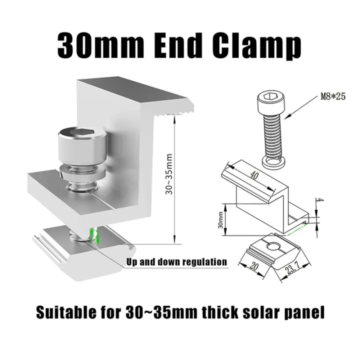 4%20Pieces%20Solar%20Panel%20Edge%20Clamp%20Brackets%20Solar%20End%20Clamp%20Adjustable%20Solar%20Panel%20,35mm%20-%20Image%205