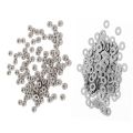 fasdaga 300 Pcs M2 Stainless Steel Fastener: 100 Pcs DIN934 Metric M2 Hex Nuts for Bolt & 200 Pcs DIN125 Flat Washers Spacers. 