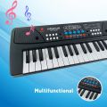 37-Key Electronic Keyboard Piano with Microphone - Educational Music and Study Game for Children. 