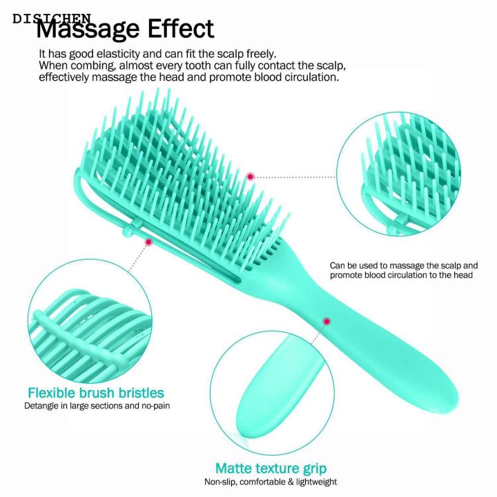 DISICHEN%202025%20Scalp%20Massage%20Hair%20Brush%20Wet%20and%20Dry%20Detangling%20Hair%20Brush%20Head%20Care%20Hairbrush%20Reduce%20Fatigue%20Detangling%20Hair%20Styling%20Tool%20Women%20-%20Image%205
