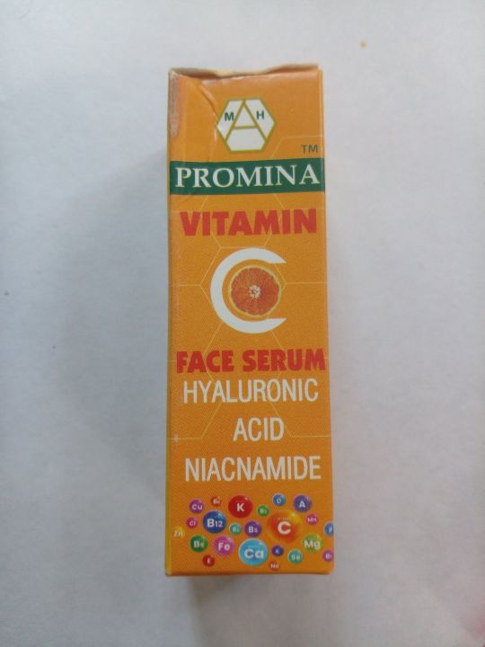 Promina Promina Vitamin C Face Serum Hyaluronic Acid Niacnamide | Daraz.com.np