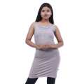 Cotton Round Neck Sleeveless Bodycon Dress With Inner Sando  For Women. 
