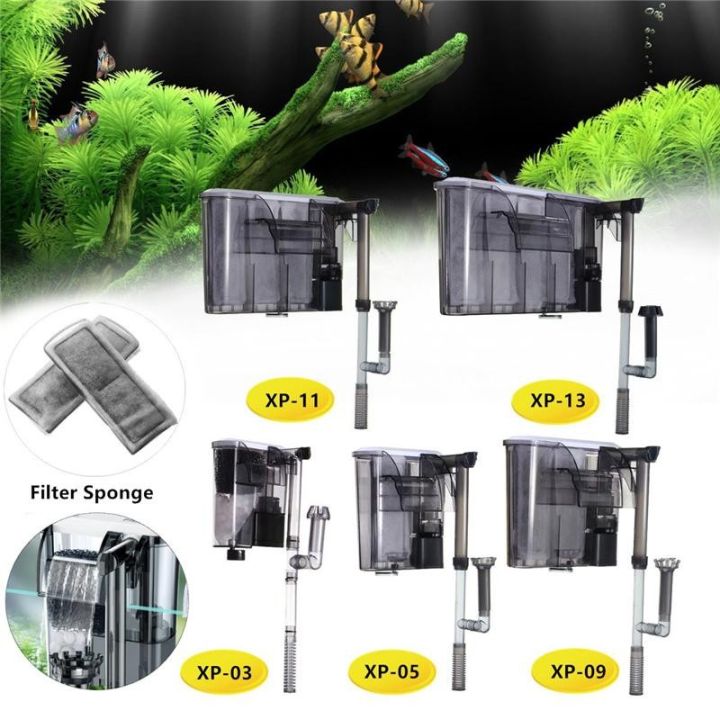pet NEW External Hang On Filter Surface Skimmer Mini Nano Aquarium Fish Tank