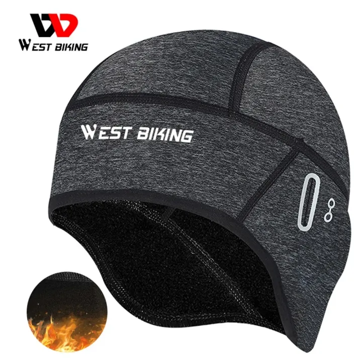 WEST%20BIKING%20Cycling%20Caps%20Winter%20Under%20MTB%20Helmet%20Liner%20Fleece%20Hat%20For%20Men%20Bicycle%20Skiing%20Beanie%20Running%20Hiking%20Skullcaps%20-%20Image%202