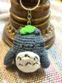 Handmade Crochet Key Ring/ Key Chain (Totoro). 