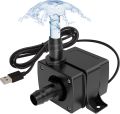 Mini Water Fountain Submersible Pump 18 Wt Small Submersible Pump with 1 year warrenty for DIY Crafts Min Vertical Fountain and Aquarium/Fish Tank. 
