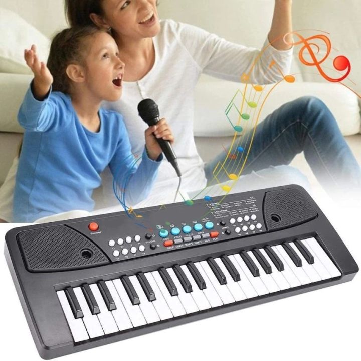 36 Keys Electronic Piano Keyboard with Microphone, Bigfun Piano 430A1