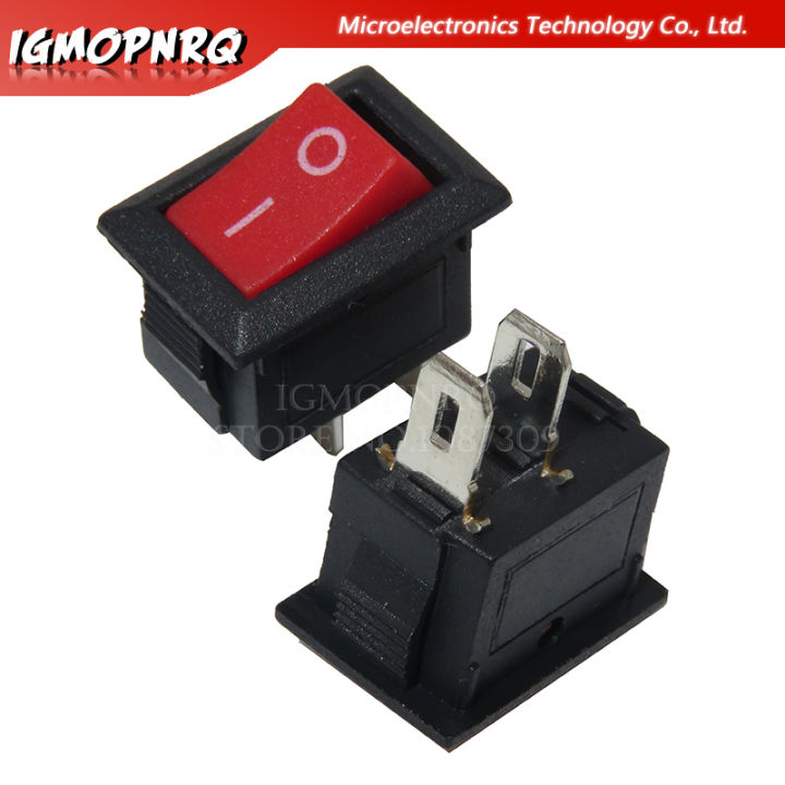 10x Kippschalter 10x15 Mm, 3-Pin, 3 A/250 V, SPST, Ein-Aus-Ein, Mini-Rockerschalter Für Boot & Elektronik