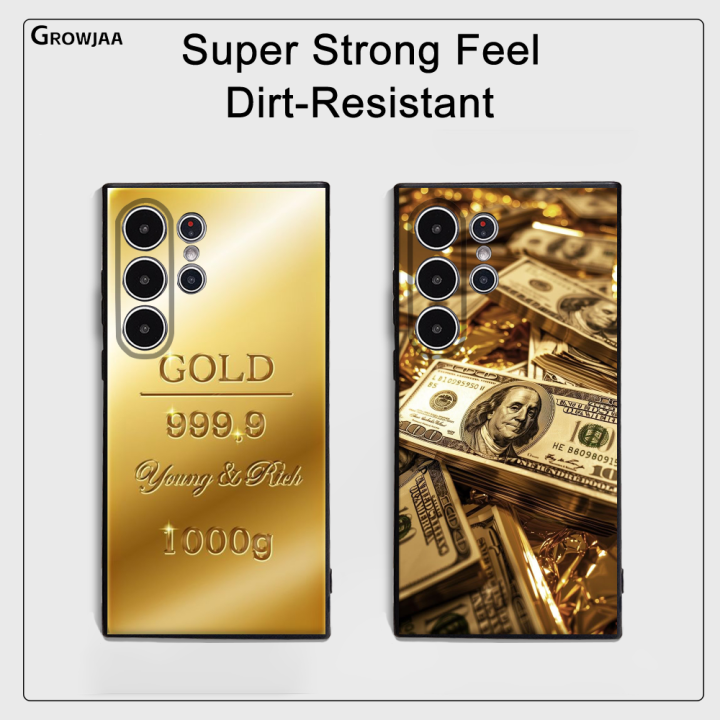 Money%20Gold%20Cash%20Art%20Design%20Phone%20Case%20Samsung%20Galaxy%20S25%20S24%20S22%20S23%20Ultra%20S21%20S20%20Plus%205G%20Frosted%20Non-Slip%20Full%20Cover%20Soft%20Case%20-%20Image%202