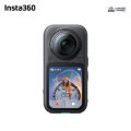 Insta360 X6 Essentials Bundle Midnight Black - 8K 360 Camera with 1/1.1'' Sensors | Action Camera, Dual Custom Square 1/1.1" Sensors, Triple AI Chip, Replaceable Lens 2.0, 140 Minutes 8K Video. 
