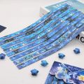 Cute Colorful Star Origami Paper Cartoon Art Craft Star Paper Strip Lucky Star Single Sided Folding Star Home Decoration. 