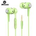 Wiresto In-Ear Headphones Earphone Wired Earbuds Sport In Ear Headphone Stereo Headset3.5mm Jack Wired Cable Music Headphone HIFI Sound Quality No Ear Pain Earphone Headphone with HD Microphone. 