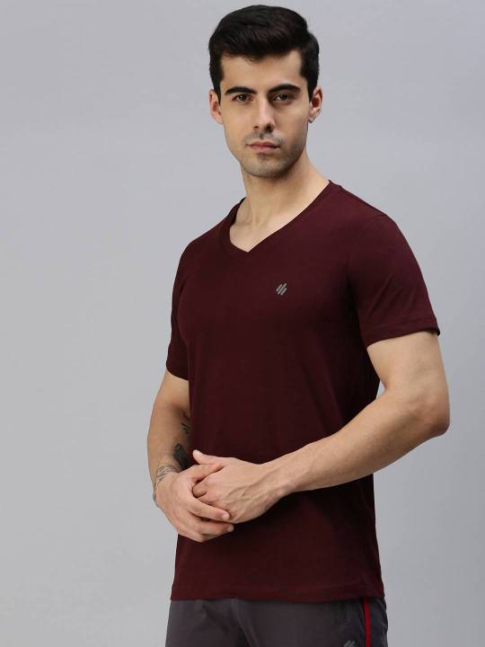 ONN%20Men%20V%20Neck%20Half%20Sleeve%20T-shirt%20-%20Fashion%20%7C%20T-Shirts%20For%20Men%20%7C%20Men's%20Wear%20%7C%20Half-%20Sleeves%20T-Shirts%20%7C%20-%20Image%2010
