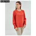 PIAZZAITALIA Arancia Orange Minimal Tunic For Women - 25513. 