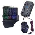 4 in 1 Bluetooth Gaming Keyboard Mouse Converter Combo for Smartphone PC PUBG Mobile Game Accessories. 