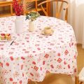 Portable Thickened Chinese New Year Table Cloth PEVA Oil-proof Tablecloth Waterproof Table Cover Home Decoration. 