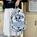 Fashionable Unisex Korean Light Weight Bag Meduim Size Backpack Suitable for Only Daily Use, College & Travel. 