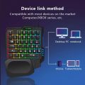 NUOS M3 One-handed Mechanical Gaming Keyboard RGB Backlit Portable Mini Game Keypad. 