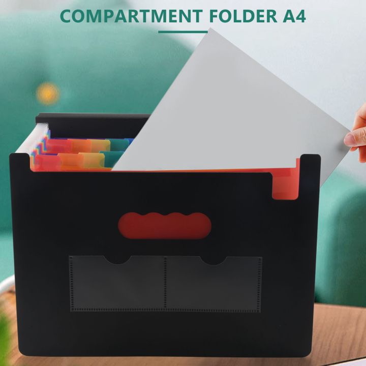 24 Compartments Document Folder, Sorting Folder with Lid, Expandable ...
