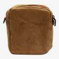 Brown Color Corduroy 3 Box Side Bag For Women. 