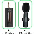 K35 Wireless 3.5mm Lavalier Lapel Microphone Omnidirectional Condenser Mic for Camera Speaker Smartphone. 