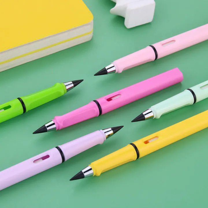 Pen Ink Breakable 【Whoever uses it, who praises it】Factory Eternal Pencil No Ink Student ...