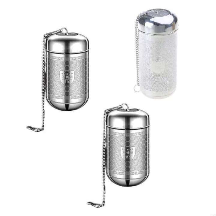 316Stainless Steel Infuser Kettle Filter Maker Metal Texture Teas Accessory Suitable for Home and Office