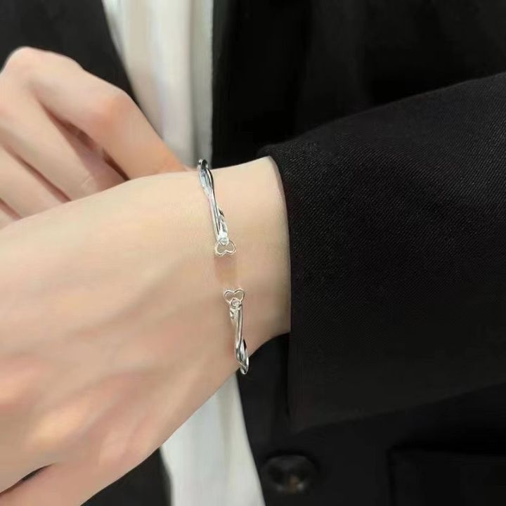 %E3%80%90New%20Arrivals%E3%80%91Mos%20Ubi%20Ring%20Bracelet%20Female%20Summer%20Ins%20Niche%20Design%20High-grade%20Sense%20Double-layer%20Love%20Silver%20Plated%20Bracelet%20-%20Image%202