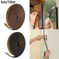 5/10M Home Weather Strips Rubber Foam Window Door Seal Strip Draught Excluder. 