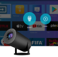 HY300  Projector Android 11 1080P 1280*720P Home Outdoor Cinema Projector. 