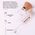 3 In 1 Complexion Trio (Blending Set) Traveling Makeup Brushes Multi-Functional Cosmetic Tool Powder Blusher Eye Shadow Brush Concealer Sponge Cabinet. 