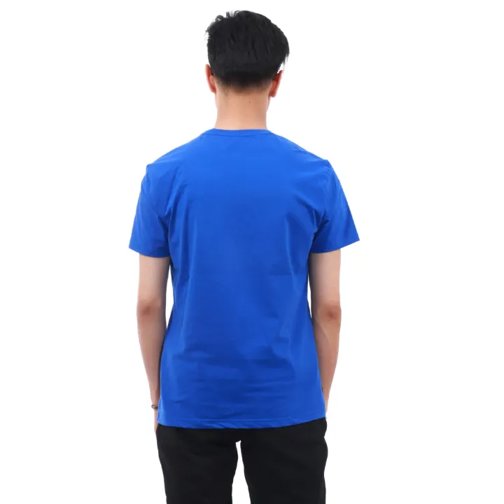 Doro%20Blue%20Cotton%20Round%20Neck%20Half%20Sleeve%20Side%20Printed%20T-Shirt%20For%20Men%20-%20Image%205