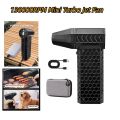 Cleaning Wind Speed 52m/s 130000RPM Turbofan Powerful Dust Blower High Power Jet Fan Dust Removal Mini Air Duster. 