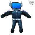 Cross-border toilet man vs. monitor man Titan audio man TV man plush toy skibidi toilet. 