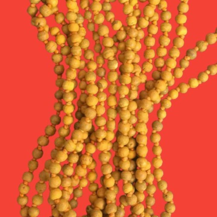 Besar%20Jap%20Mala%20/%20Haldi%20Mala%20For%20Goddess%20Bagalamukhi%20Knot%20109beads%20Size%208mm%20-%20Image%204