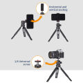 Jmary MT-30 Multifunctional Mini Tripod & Selfie Stick – 360° Rotation, Adjustable Height (21.5-30cm), Portable for Cameras, Smartphones, Vlogging & Live Streaming. 
