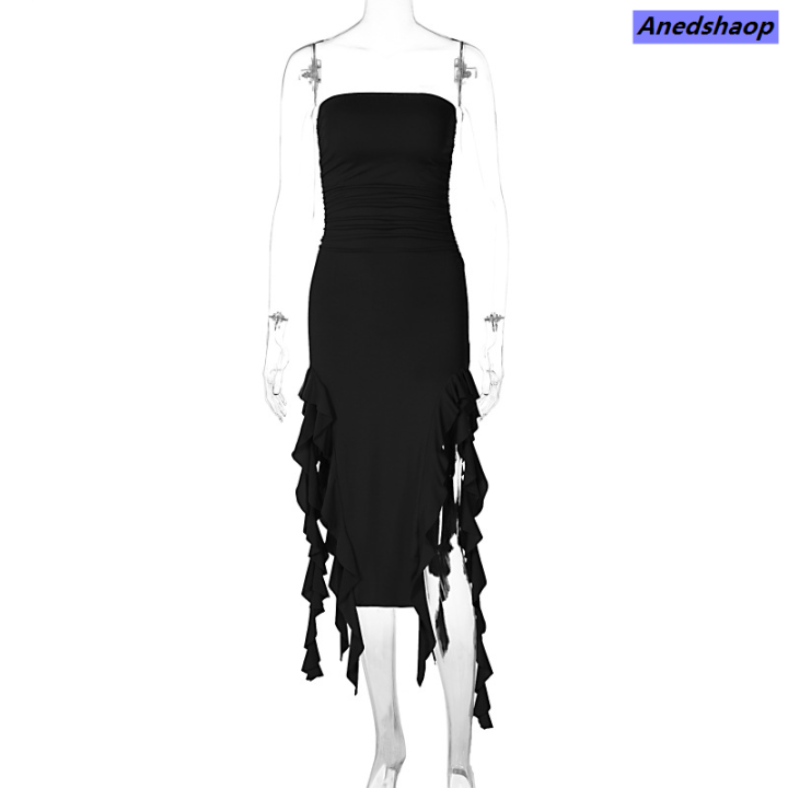 NEW%20Anedshaop%20Elegant%20Ruffles%20Maxi%20Dress%20Summer%20Straps%20Sleeveless%20Ruched%20Bargain%20price%20Evening%20Party%20Dresses%20for%20Women%20Backless%20Club%20Outfits%20-%20Image%206