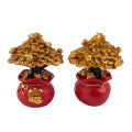 Chinese Feng Shui Decor Money Tree For Wealth And Good Luck Blessing Bag Tabletop Decoration Cake Decoration Home Decoration Gift For Wealth And Good Luck. 