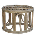 Small Rattan Stool. 