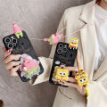 Patrick Star Casing iPhone 16 15 Pro Max 15 Pro 15 Plus 15 14 Pro Max 14 Pro 14 Plus 14 Cartoon SpongeBob SquarePants Lanyard Strap Silicone Shockproof Phone Case. 