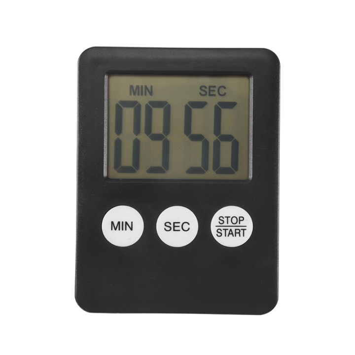 Super Thin LCD Digital Screen Kitchen Timer Square Cooking Count Up ...