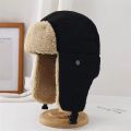 Sherpa Topi Outdoor Warm Thicken Snow Ski Earflap Trapper Hat Russian For Unisex/Winter in cotton febric. 