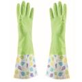 Reusable Long arm Latex Gloves For Household Cleaning. 