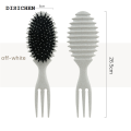 DISICHEN Profesional Bounce Curl Define Styling Brush Curls Define Brush Update Boar Bristle Detangling Anti-static Shaping Defining Curls Hair Comb. 