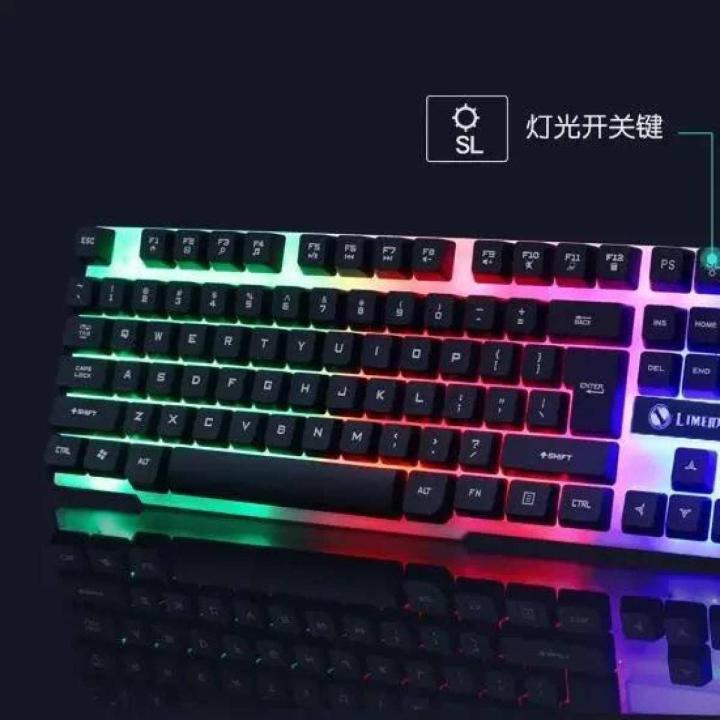 FireCAM GK10 Multimedia Key Support Waterproof & Rainbow Back-lit Gaming - Black