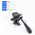 Mini Panoramic Tripod Camera Heads Hydraulic Fluid Video Damping Metal for Tripod Monopod Camera Holder Stand. 