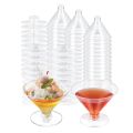 ARELENE 80 Pack Plastic Glasses Disposable Cocktail Glasses 5 Oz Plastic Cocktail Glasses,Ice Cream Dessert Cups. 