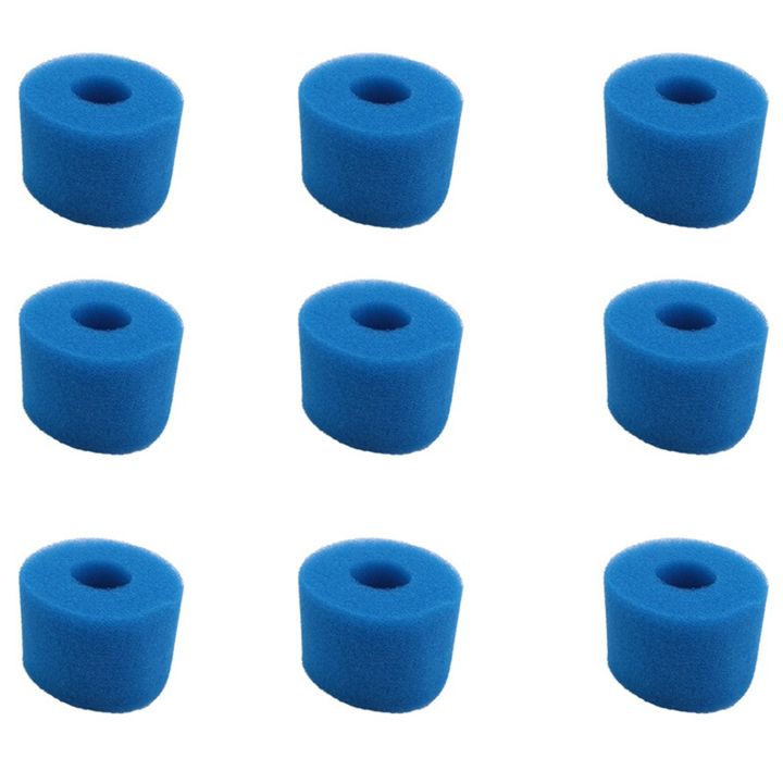 9 Pcs Filter Sponge for S1 Type Pure Spa Foam Hot Tub Filter