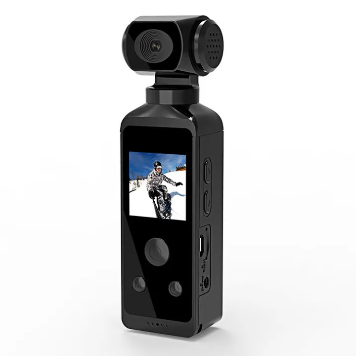 Action Camera, 30FPS Handheld Camcorder, Anti Shaking Diving Camera with 1.3in HD LCD Screen, Microphone, Clip Bracket